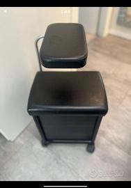 CARRELLO MANICURE CON ROTELLE