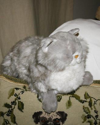 Gatto Persiano Peluche Jockline Vintage "Majesty"