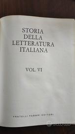 Storia della letteratura italiana