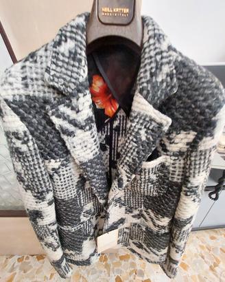 Cappotto uomo nuovo in lana primaverile