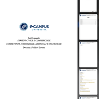 paniere ecampus diritto civile e commerciale