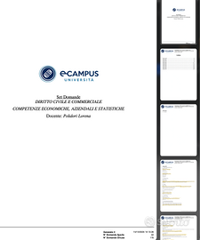 paniere ecampus diritto civile e commerciale