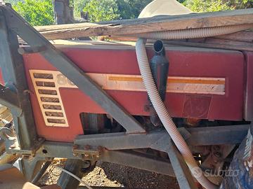 trattore fiat 8066 allestito con gru 