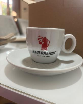 Set 6 tazzine da caffè Hausbrandt NUOVE
