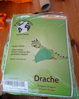 Costume carnevale drago