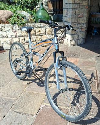 Bicicletta 26 MTB Hogan biammortizzata 18 velocità
