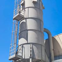 Silos esterno di aspirazione trucioli legno