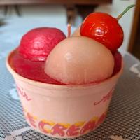 Candela a forma di gelato