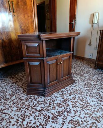 Credenza angolare in legno
