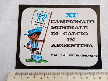 ADESIVO STICKER ARGENTINA 78 MONDIALI DI CALCIO