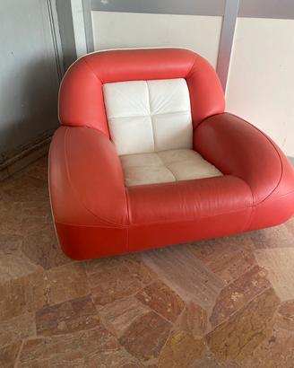 Poltrona vintage in pelle