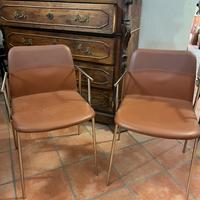 Sedie con braccioli pianca