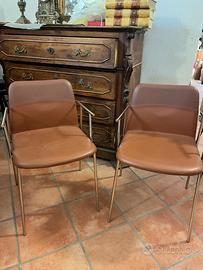 Sedie con braccioli pianca