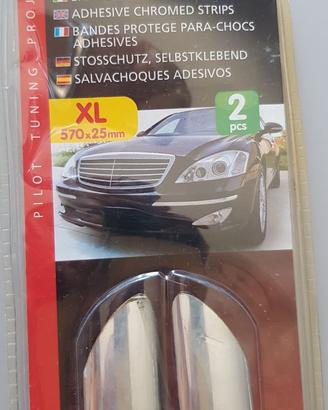STRISCIE Adesive "CROMATE" BANDE per Paraurti