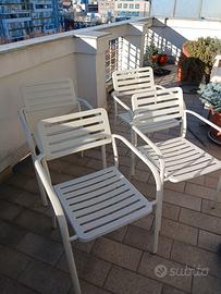 Sedie da esterno in metallo