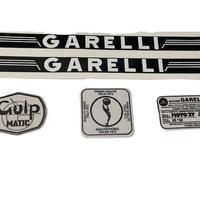 GARELLI GULP MATIC kit completo ADESIVI COLORE NER