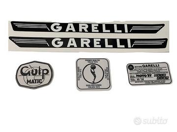 GARELLI GULP MATIC kit completo ADESIVI COLORE NER
