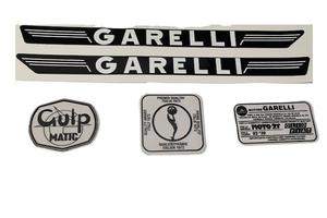 GARELLI GULP MATIC kit completo ADESIVI COLORE NER