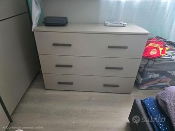 Cassettiera camera da letto cameretta