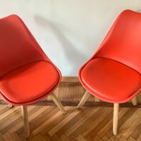 Coppia sedie vintage design scandinavo (usato)