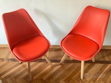 Coppia sedie vintage design scandinavo (usato)