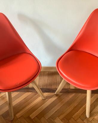 Coppia sedie vintage design scandinavo (usato)