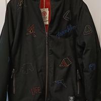 Giacca rara Franklin & Marshall nera con ricami