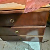 cassettiera in legno