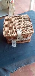 Cesto Picnic Vacchetti in vimini cestino pic-nic