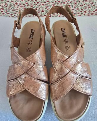 Sandali Enval Soft Beige/Oro tg 35