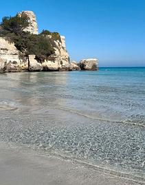 Torre dell' orso a 100 MT dalla spiaggia a settemb