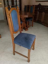 6 sedie in stile classico 