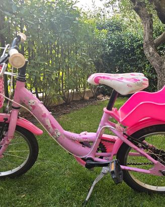Bicicletta 16" rosa bambina 