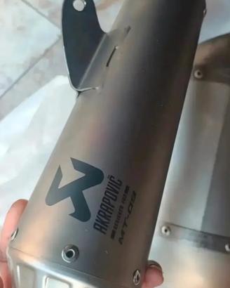 scarico Akrapovic MT09/ Tracer