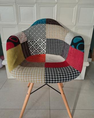Sedia poltroncina Patchwork 