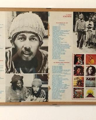 Cornice a giorno vetro 45x30 + Bob Marley 1980