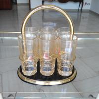 Servizio nuovo di bicchieri portatile decorato