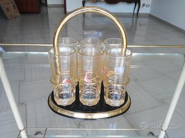 Servizio nuovo di bicchieri portatile decorato