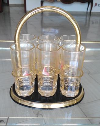 Servizio nuovo di bicchieri portatile decorato