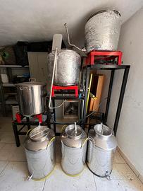 Impianto birra homebrewing 70 Litri