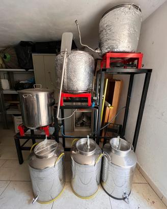 Impianto birra homebrewing 70 Litri