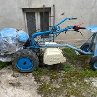 Motocoltivatore BCS 7660 con fresa e carrellino