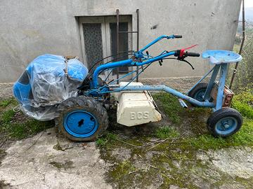 Motocoltivatore BCS 7660 con fresa e carrellino