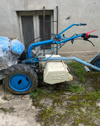 Motocoltivatore BCS 7660 con fresa e carrellino
