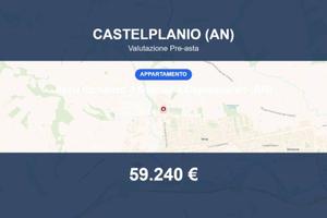 Immobile in asta di 64 m² con box auto a Castelpla