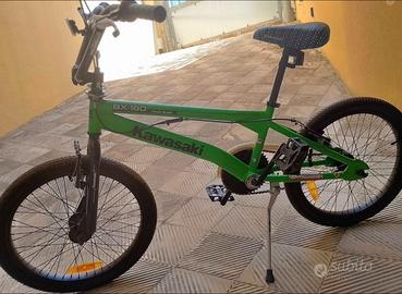 Bmx kawasaki bx-180 freestyle - verde kawasaki - c