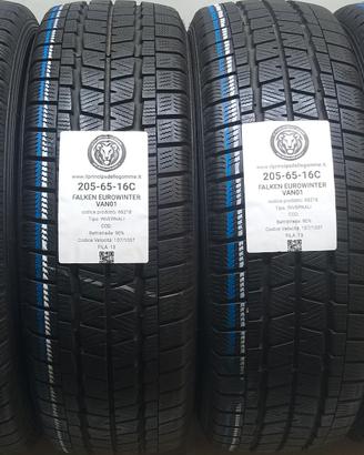 4 GOMME 205 65 16C FALKEN A68218
