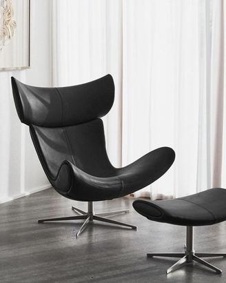 Poltrona Imola con Pouf –  Artigianale