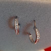 Swarovski mini hoops nuovi con scatola 