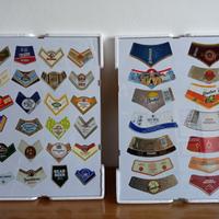 Birra, collarini composizione su cornice a giorno